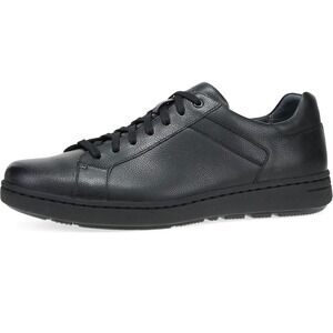 Dansko Timothy Mens 43 Black Waterproof Leather Slip Resistant Sneakers 9.5-10